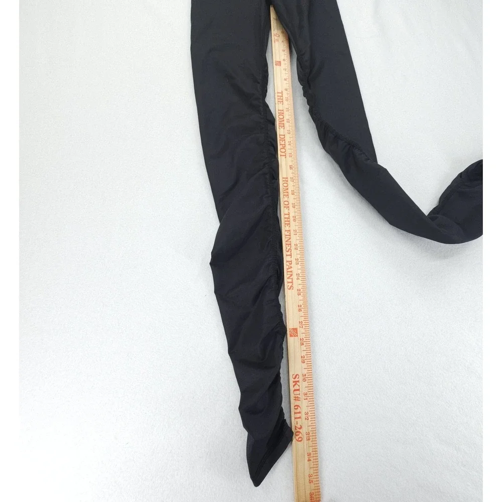 Alo Yoga Leggings Womens XS Black Goddess Over Heel Yoga Pants Athletic Stretch